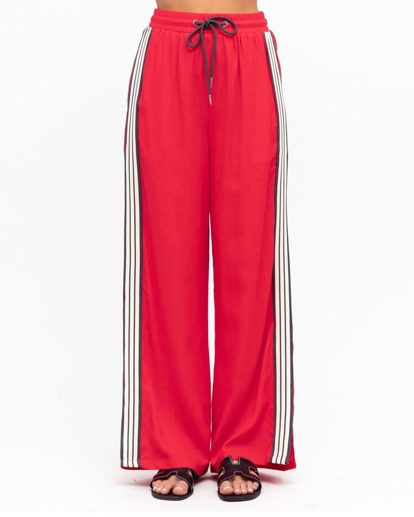 Label of Love Red Linen Pant