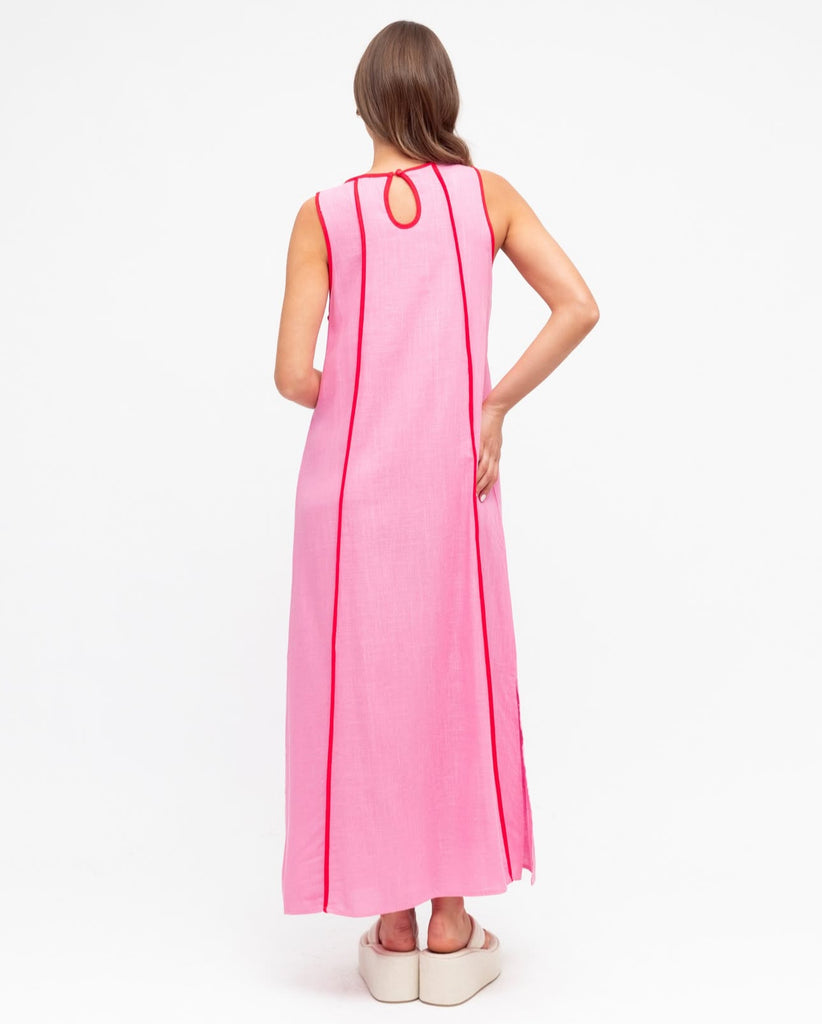 Label of Love Pink Linen Dress