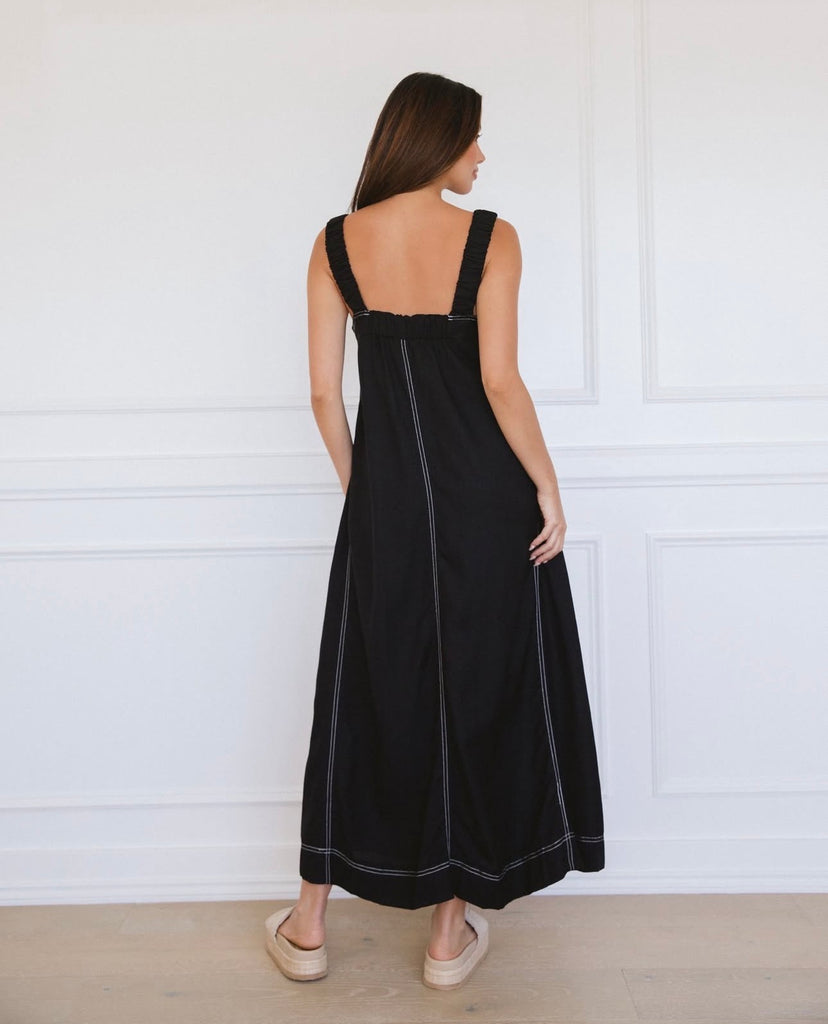 Label of Love Black Lola Midi Dress