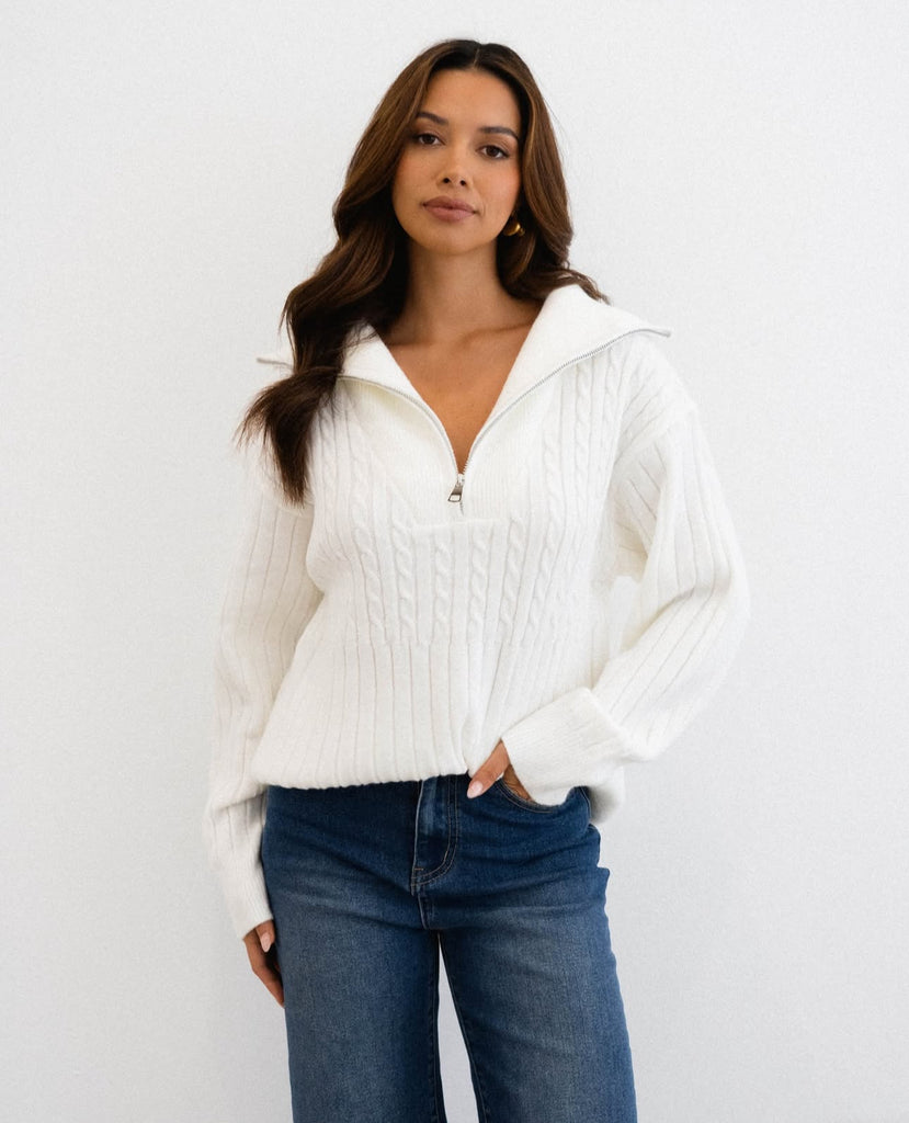 Label of Love White Knitwear