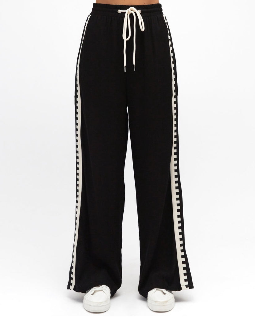 Label of Love Black Linen Pant