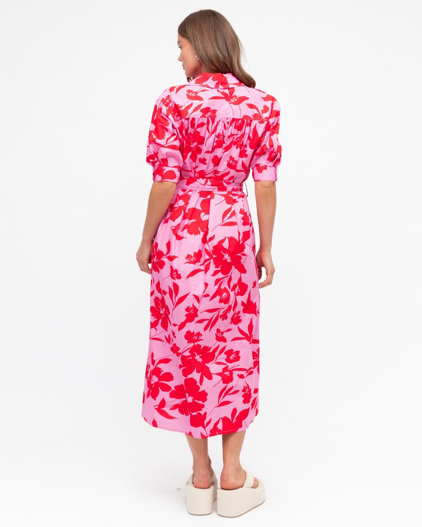 Label of Love Pink Multi Maxi Dress