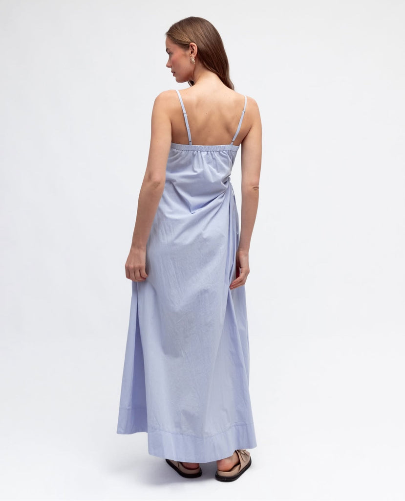 Paper Heart Blue Midi Dress