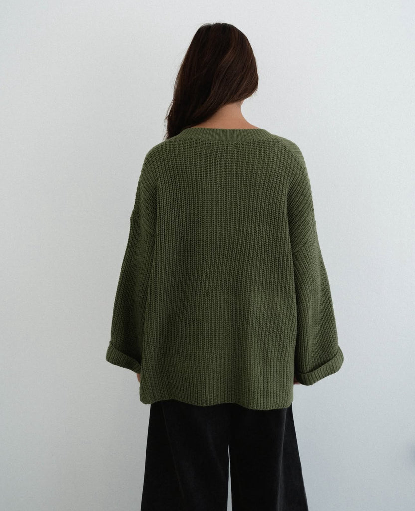 Label of Love Olive Knitwear