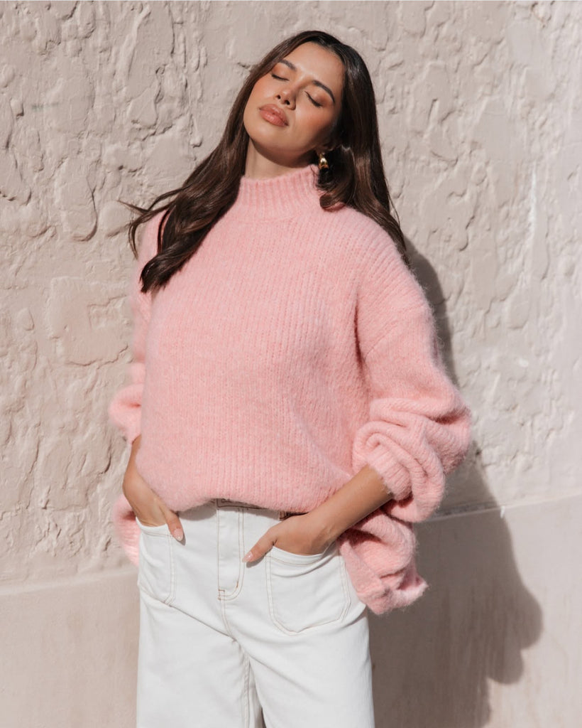 Label of Love Pink Sweater