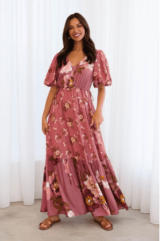Label of Love First Brush Floral Maxi Dress